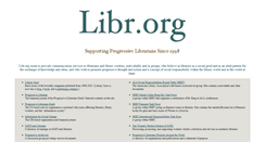 Desktop Screenshot of libr.org