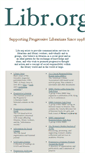 Mobile Screenshot of libr.org